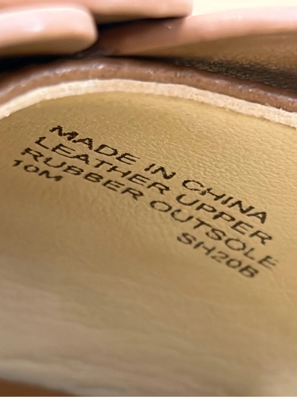 MK Flora Appliqué Tan Leather Platform Sandal (10)